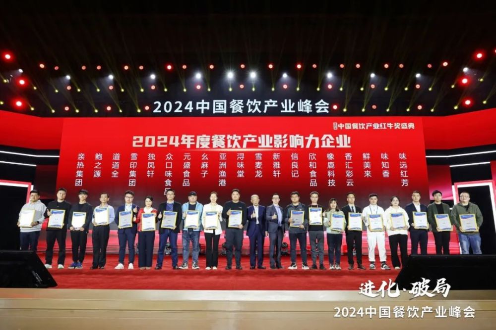 红牛奖“2024年度餐饮产业影响力企业”出炉食材企业上榜数量领先(图7)
