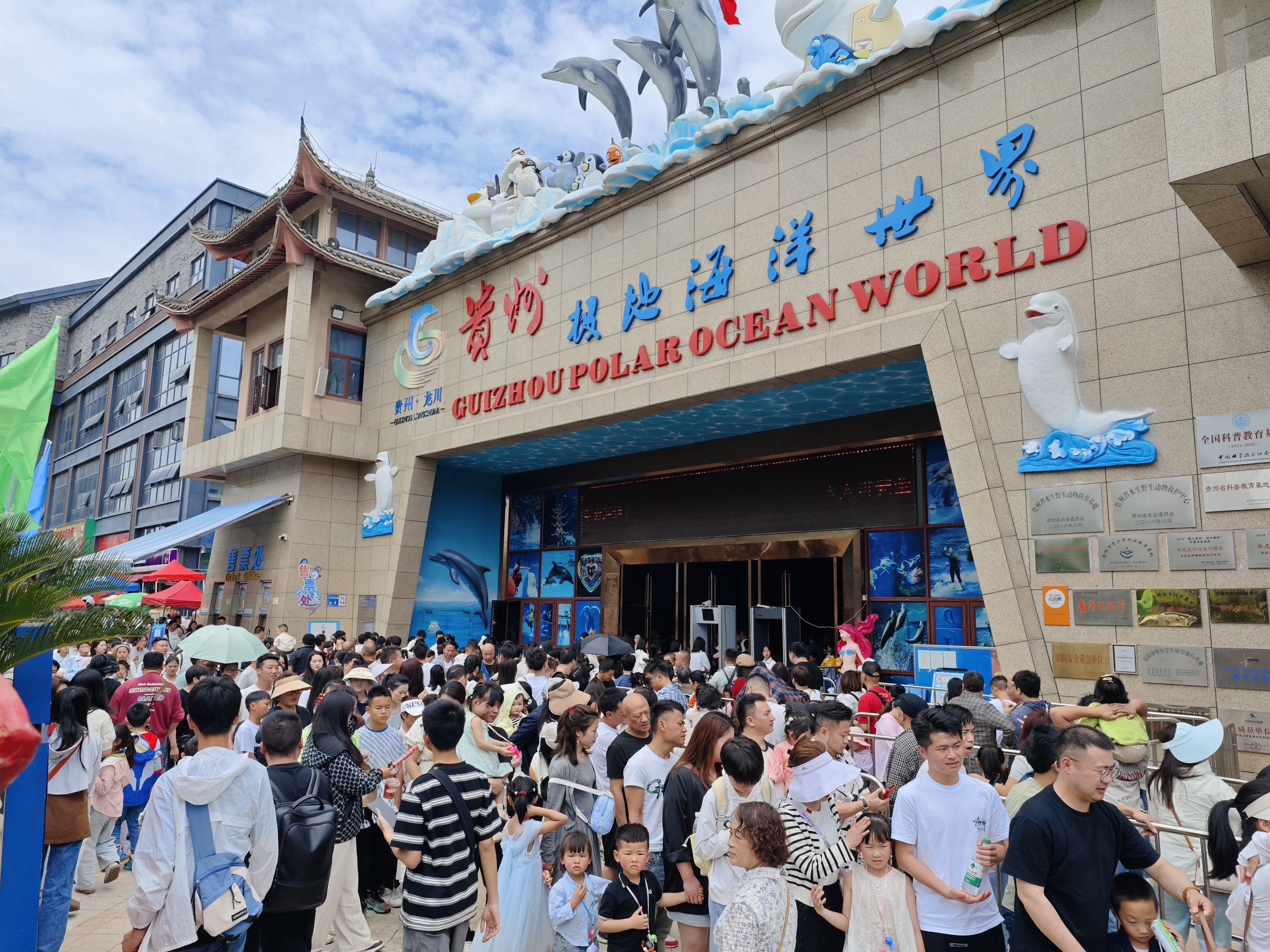 多彩贵州城极地海洋世界单日客流超8000人次(图1)