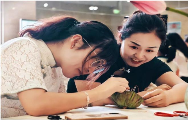 【弘扬传承中华优秀传统文化】新和博物馆举办乞巧节活动(图3)